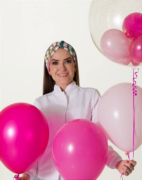 Turbante de faixa estampado