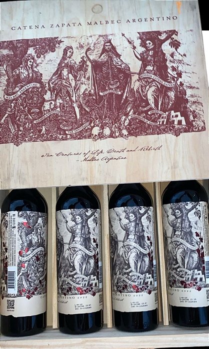 CATENA ZAPATA MALBEC ARGENTINO - CX 6 UNIDADES - SAFRA 2022