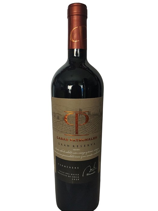 CASAS PATRONALES GRAN RESERVA CARMENERE SAFRA 2020