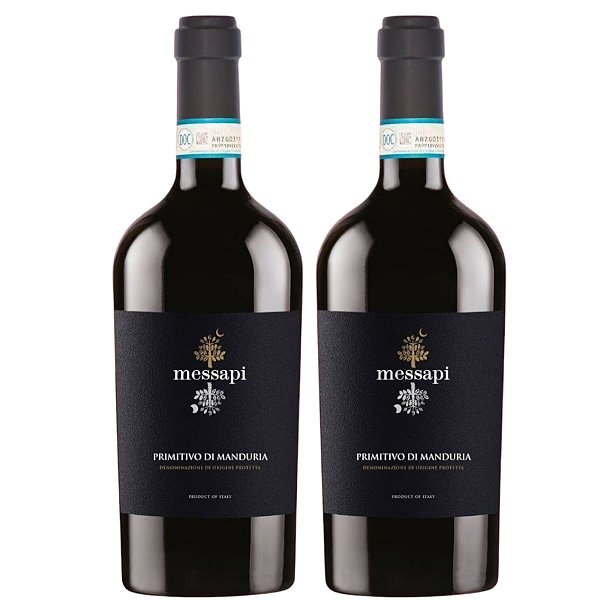 PRIMITIVO DI MANDURIA DOC MESSAPI - KIT C/2 GARRAFAS 750 ML