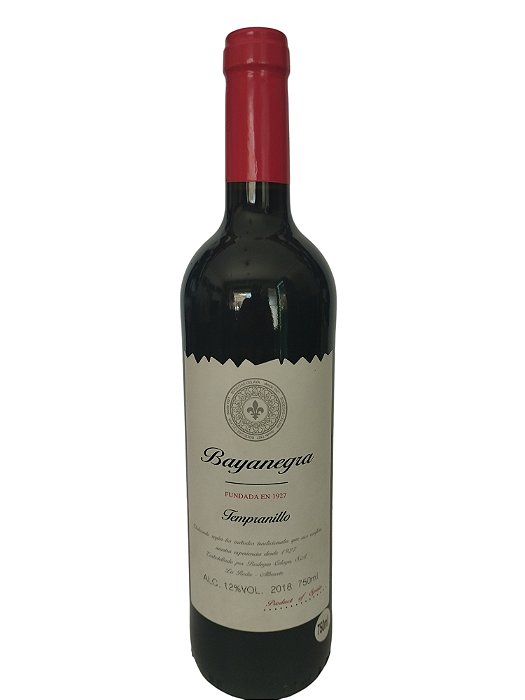Vinho Bayanegra Tempranillo