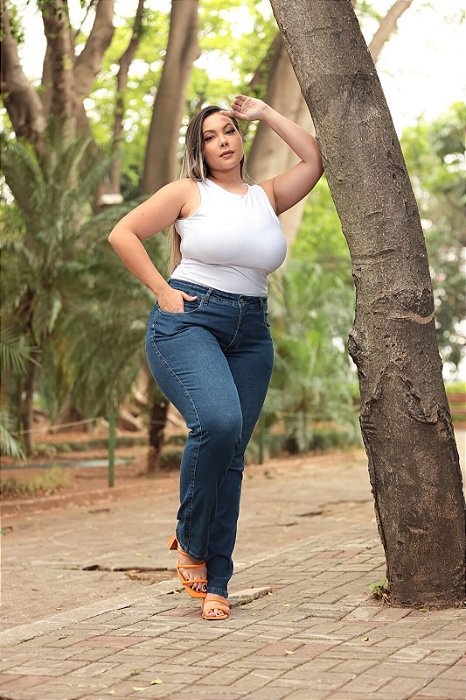 Calça reta Feminina