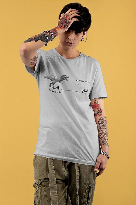Camiseta T-Rex Chrome Offline Game
