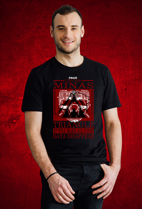Camiseta BHack - Triângulo Mineiro - Onde seus dados desaparecem