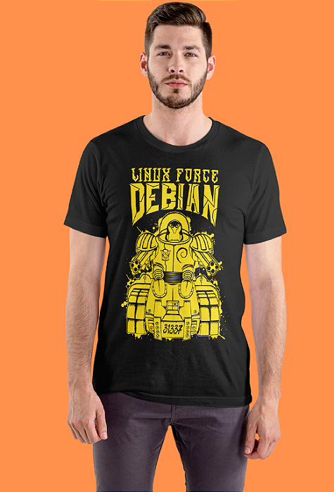 Camiseta Debian Tux