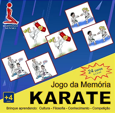 Jogo da Memória do Karate - Cards