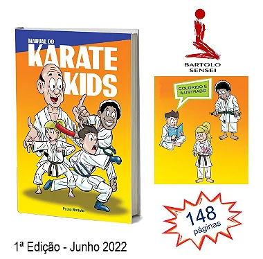 Livro Manual do Karate Kids com Jogo da Memória