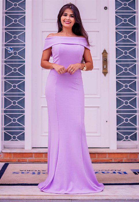 vestido lilas