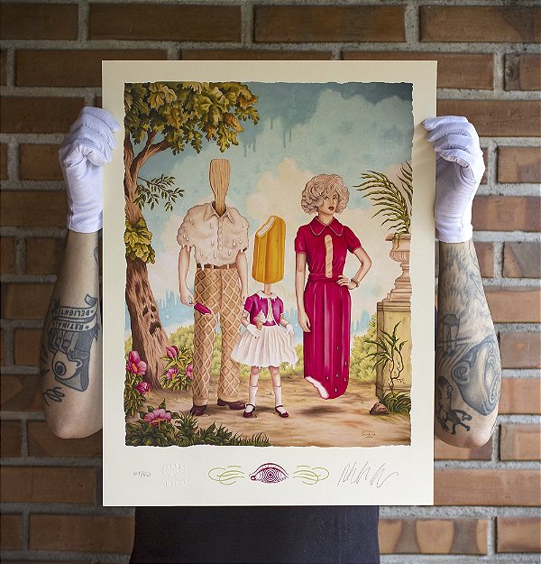 Gravura "We All Scream"