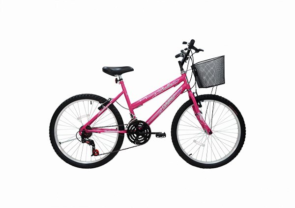 Bicicleta CAIRU Bella Aro 24 Rosa/Pink c/ Cesta