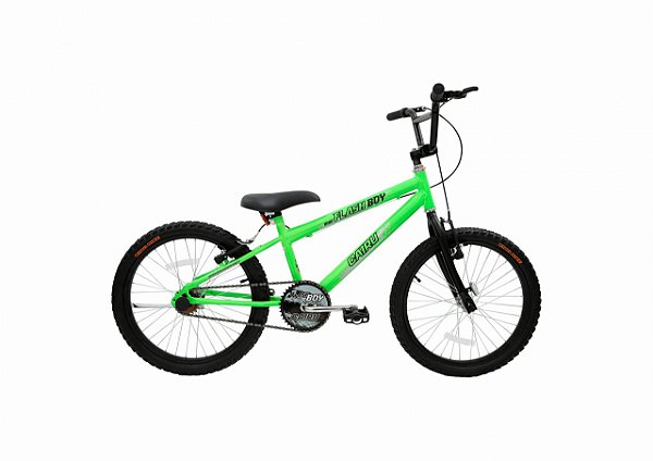Bicicleta CAIRU Cross Flash Boy Aro 20 Verde Neon