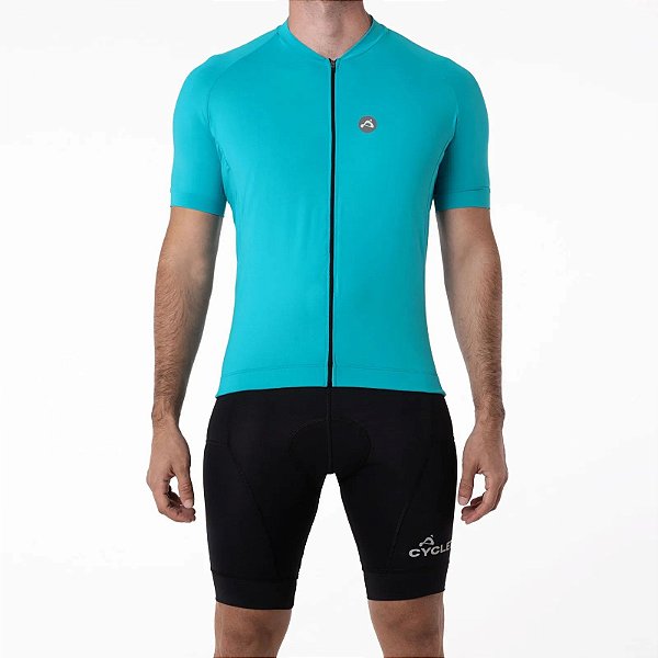 Camisa CYCLE Masculina ColorBlock Azul Claro Tam. P
