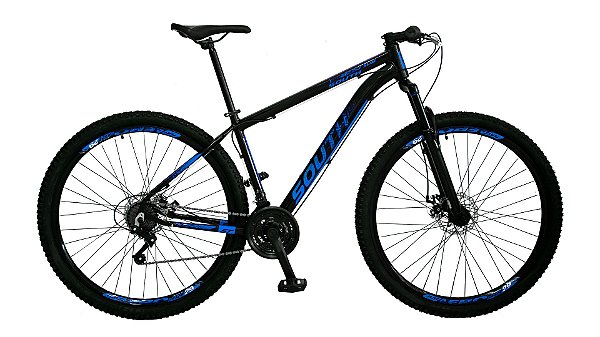 Bicicleta SOUTH Slim Preto/Azul Tam. 17 - 21v