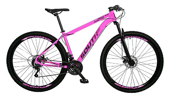 Bicicleta SOUTH Slim Rosa Tam. 15 - 21v