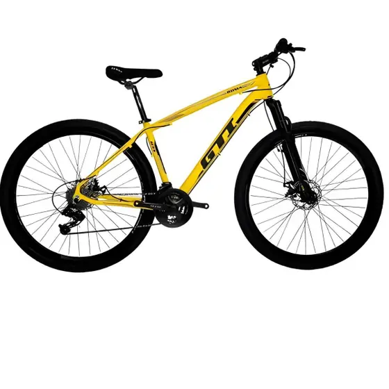 Bicicleta GTI Roma Amarelo/Preto 21v Tam. 19