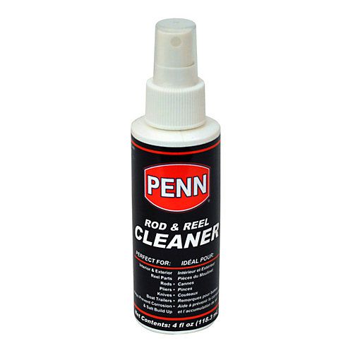 Spray para limpeza de carretilhas, molinetes e varas da Penn Reels