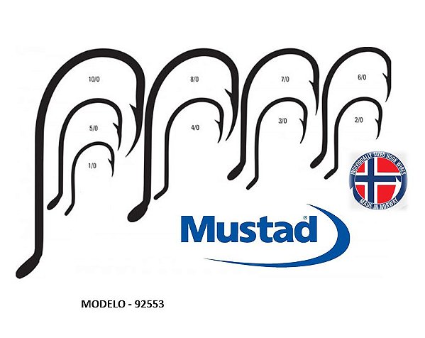 Anzóis Mustad Octopus - mod.92553