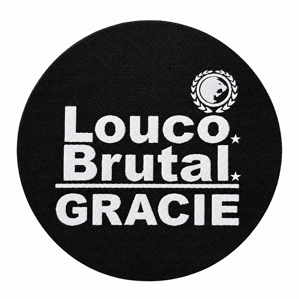Patch Louco Brutal Gracie - 135mm