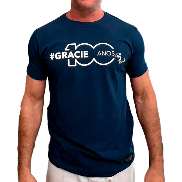 Camiseta Comemorativa 100 Anos da Família Gracie - Edição Limitada
