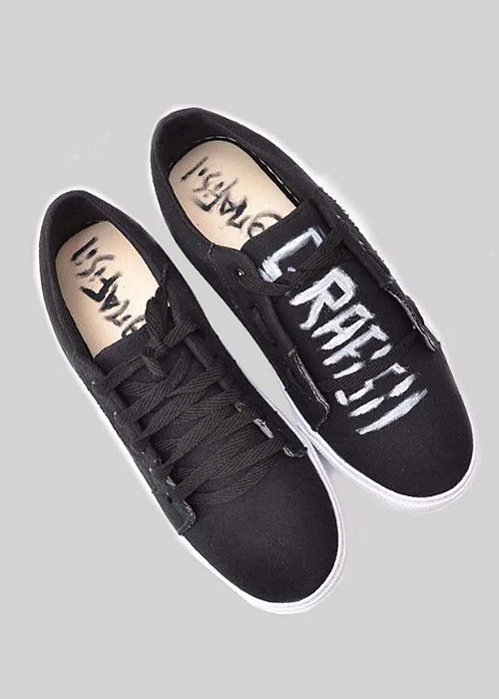 Tênis Casual estilo vans grafitado