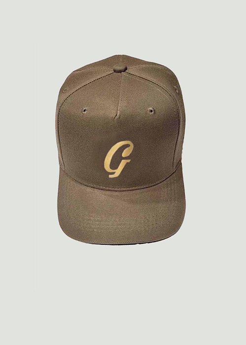 Boné snapback aba curva estruturado marrom