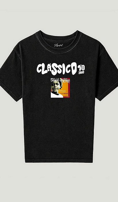 Camiseta Black Alien Rap Hip Hop