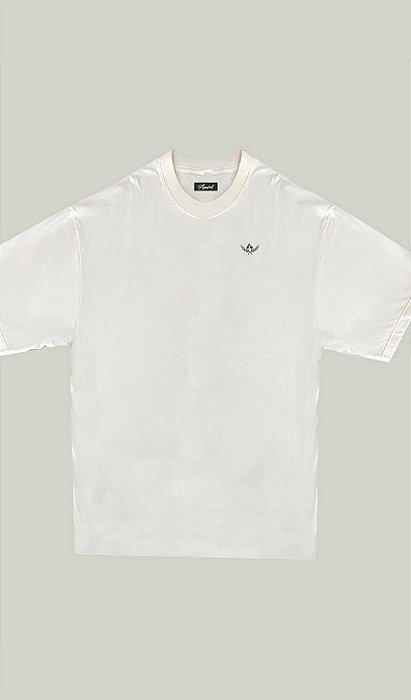 Camiseta Oversized Básica off white