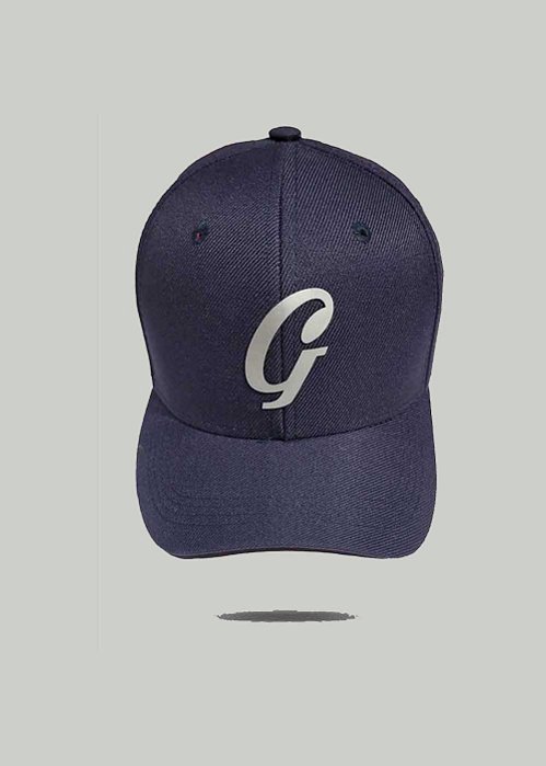 Boné Snapback Aba Curva 6 gomos Azul Marinho