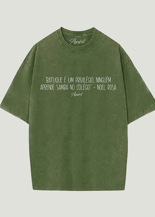 Camiseta Com Frase Noel Rosa