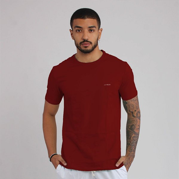 T-shirt J3 Wear - Bordô
