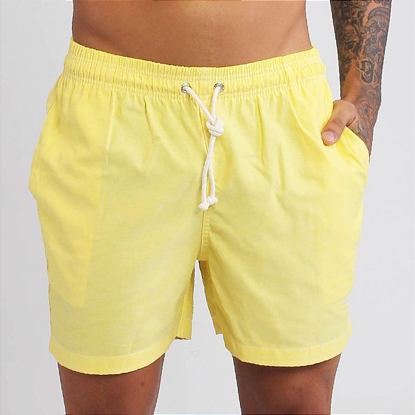 Short Linen - Amarelo