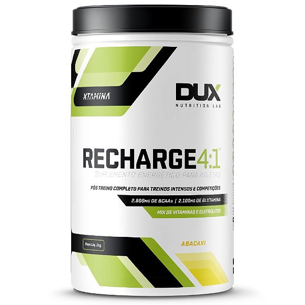 pós treino - RECHARGE 4:1 - POTE 1000G DUX NUTRITION