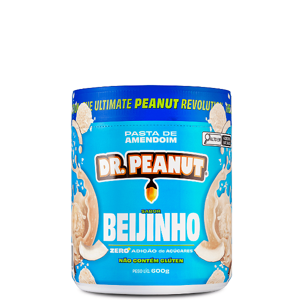 Pasta de amendoiM (600G) sabor BEIJINHO - DR. PEANUT