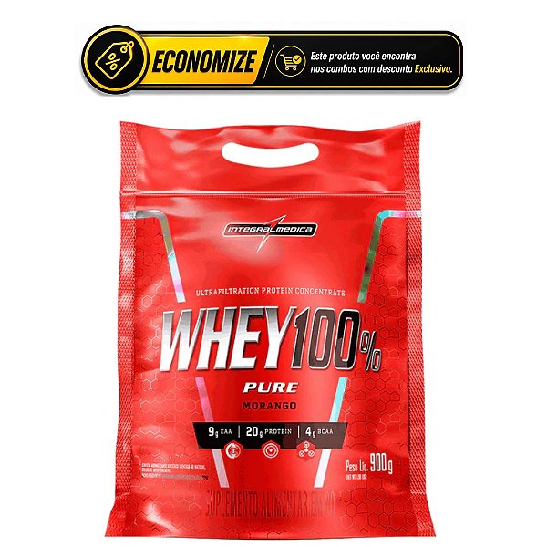 Whey 100% Pure Integralmédica 900g