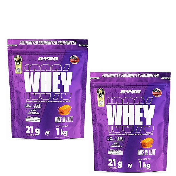 WHEY PROTEIN CONCENTRADO 2X1KG-2KG - NYER NUTRITION