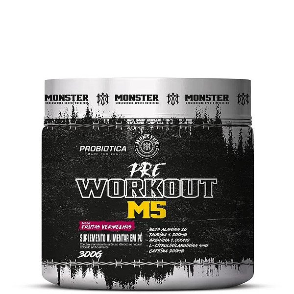 Pré Work Out M5 300g - Probiótica