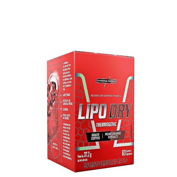 EMAGRECEDOR LIPO DRY 60 CAPS - INTEGRALMÉDICA