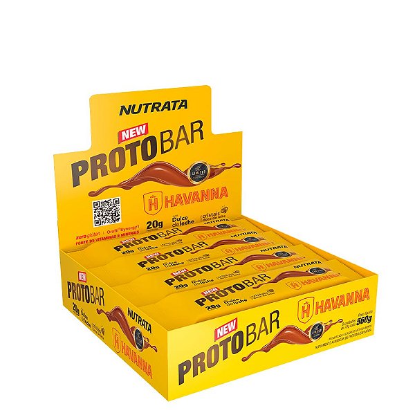 PROTOBAR  HAVANNA  70G CAIXA (8 UNIDADES) - NUTRATA