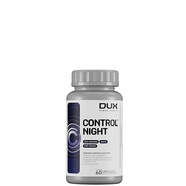 ( EMAGRECEDOR NOTURNO) Control Night Pote 60 capsulas - Dux Nutrition