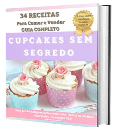 E-book 34 Receitas de Cupcakes - Guia Completo Passo a Passo