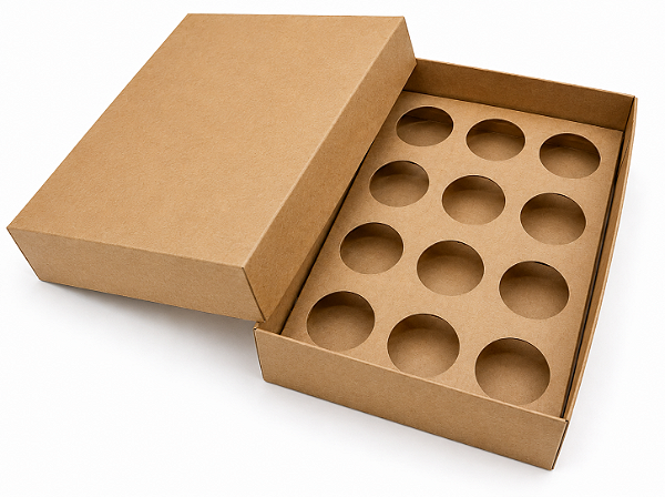 Caixa para 12 Brigadeiros 20x13x4 - Pct com 10 Unidades