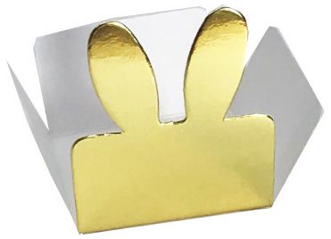 Forminhas para Doces Coelhinho - Pacote com 100 Unidades / 3,5x3,5x2