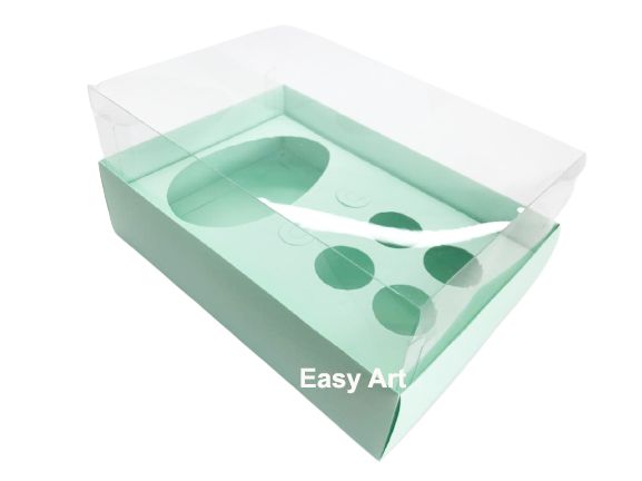 Caixa para 1 Ovo de 250g + 4 Brigadeiros - Pct com 10 Unidades