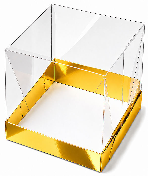 Caixinhas para Mini Bolos - 6x6x6 - Pct com 10 Unidades