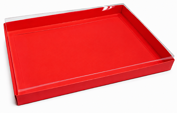 Caixas para Convites / Multiuso - Vermelho - Pct com 10 Unidades