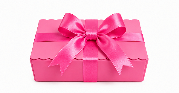 Caixinha para Biscoitos e Presentes / Pink - Pct com 10 Unidades