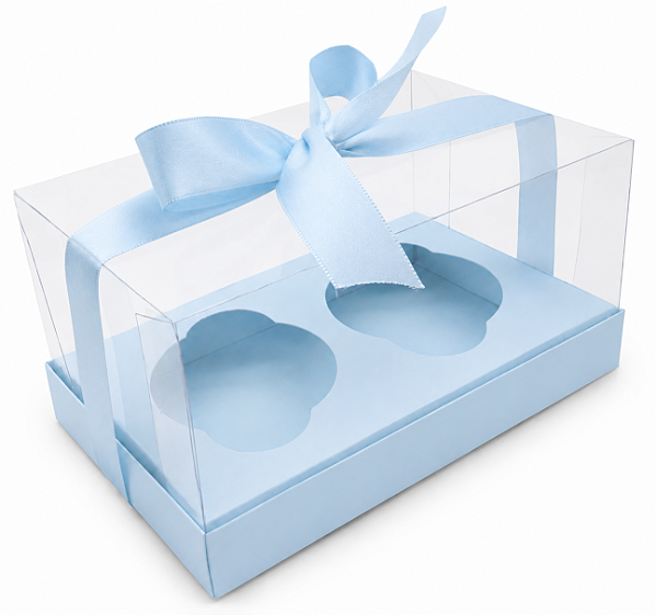 Caixas para 02 Cupcakes 17,5x11x9 - Pct com 10 Unidades