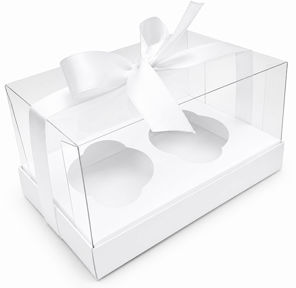 Caixas para 02 Cupcakes 17,5x11x9 - Pct com 10 Unidades