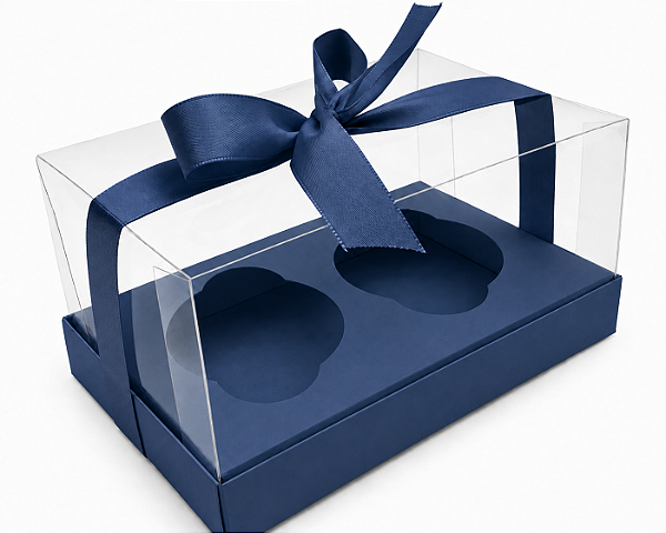 Caixas para 02 Cupcakes 17,5x11x9 - Pct com 10 Unidades