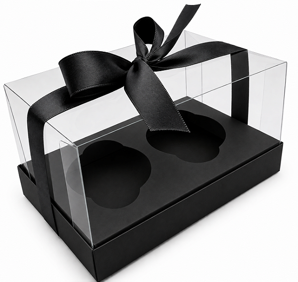 Caixas para 02 Cupcakes 17,5x11x9 - Pct com 10 Unidades